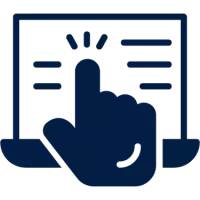 Pointer clicking on webpage