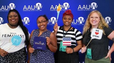 AAUW event attendees