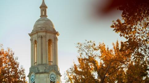Old Main in fall